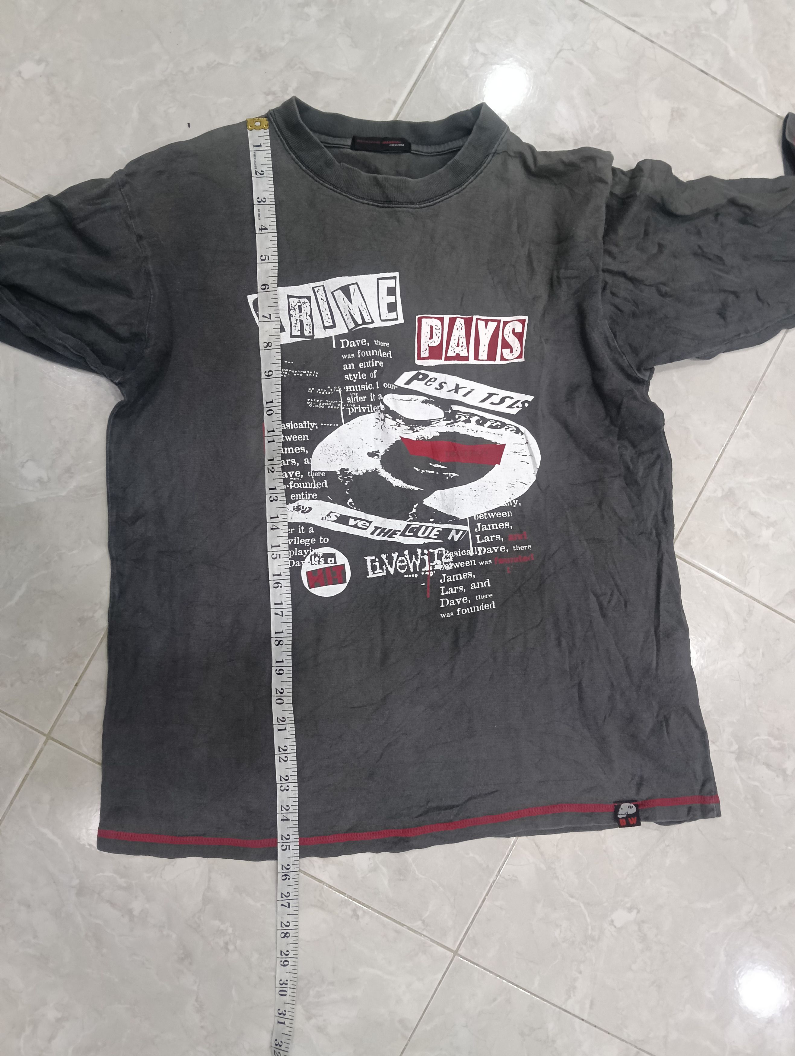 Band Tees Dangerous Warning Japanese Brand Punk History Size US M / EU 48-50 / 2 - 18 Thumbnail