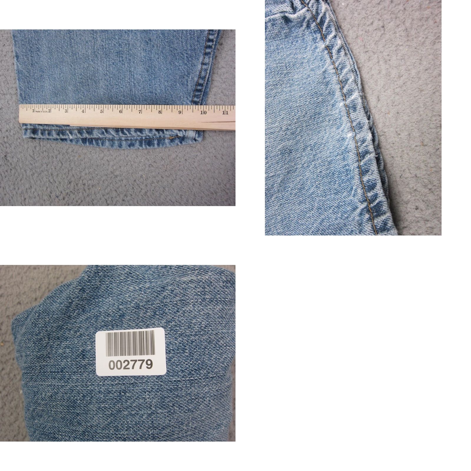 Levi's VINTAGE Levi's 505 Shorts Mens Bermuda Denim Blue 90s Jeans Jorts 38 Regular 5-Pocket Mens Shorts Blue Denim Vintage 90s Levi's Mens Shorts Size US 38 / EU 54 - 9 Thumbnail