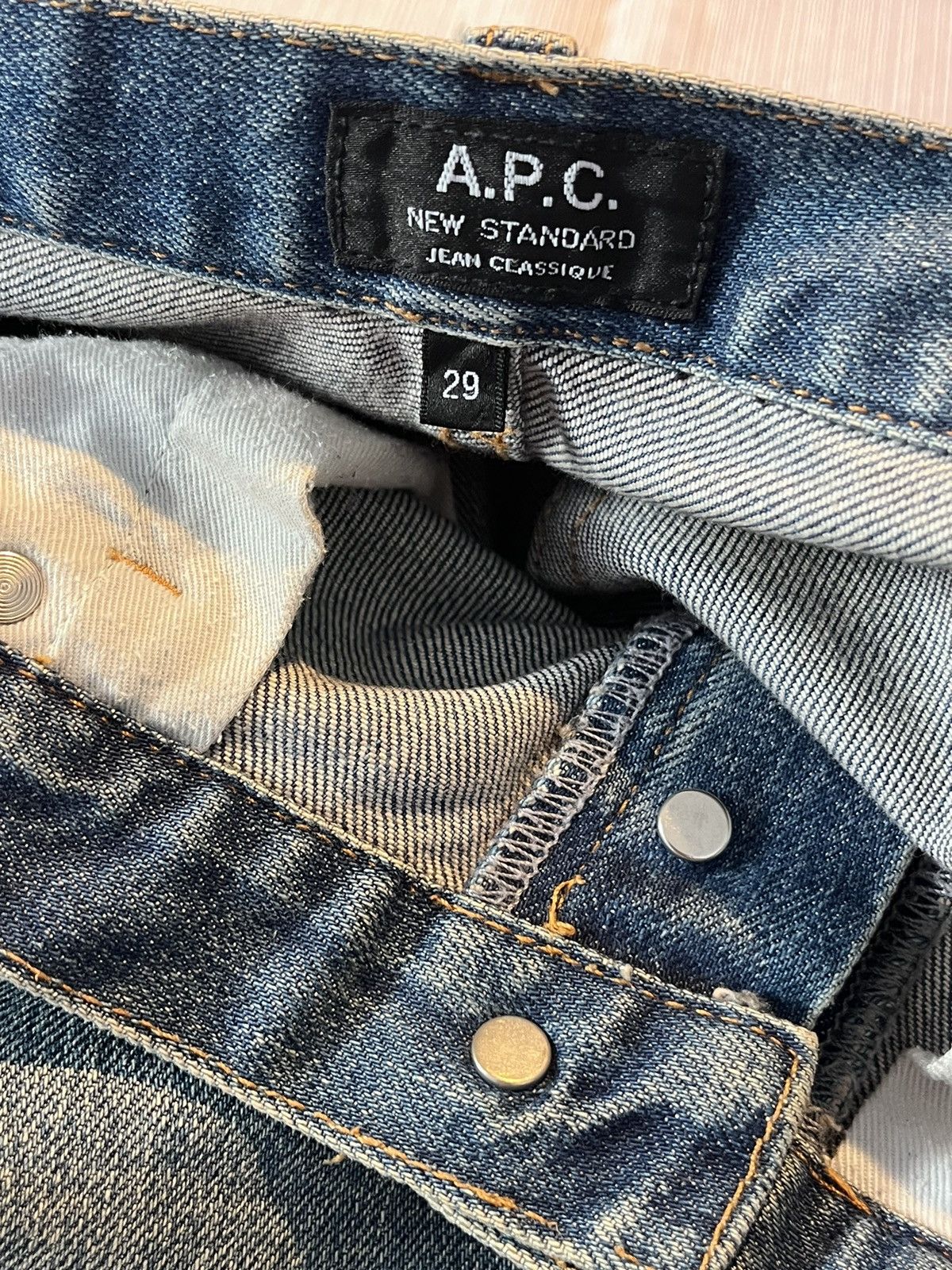A.P.C. apc faded denim mudwash Size US 29 - 7 Thumbnail