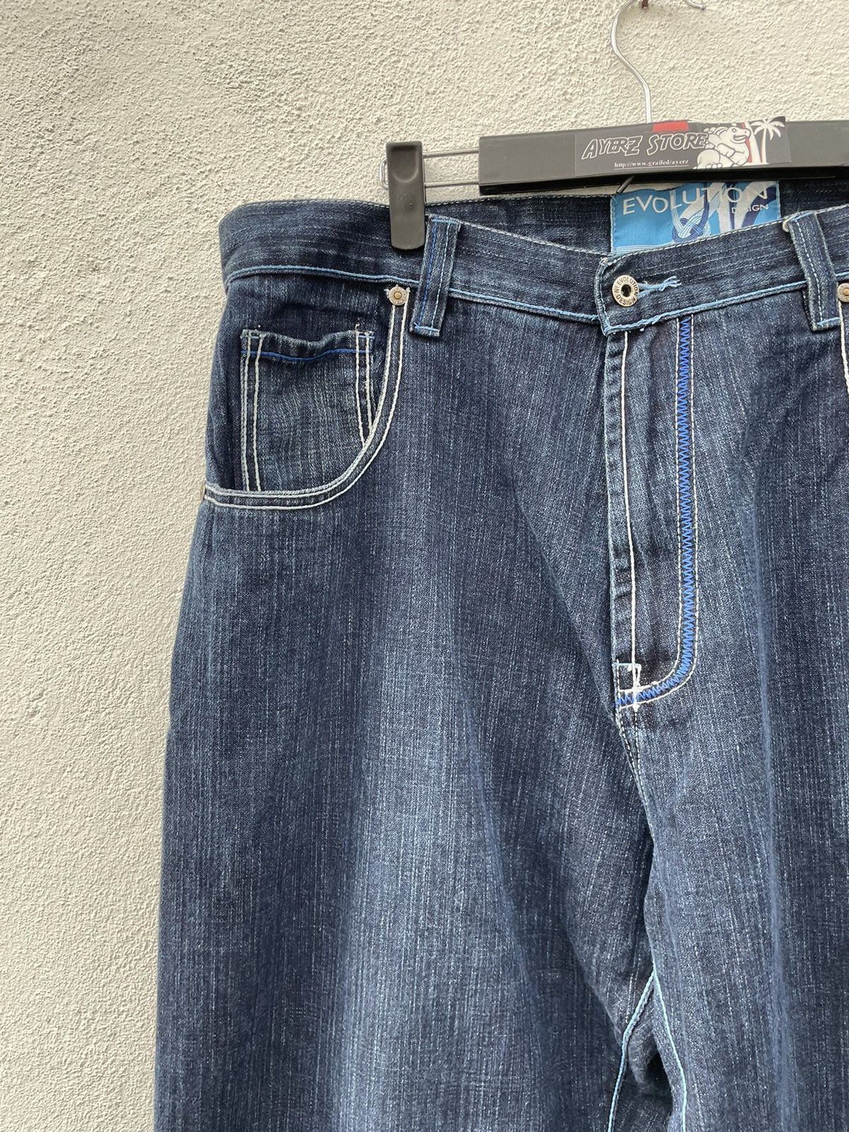If Six Was Nine × JNCO Vintage Y2K Evolution Design Denim Jeans Size US 38 / EU 54 - 5 Thumbnail