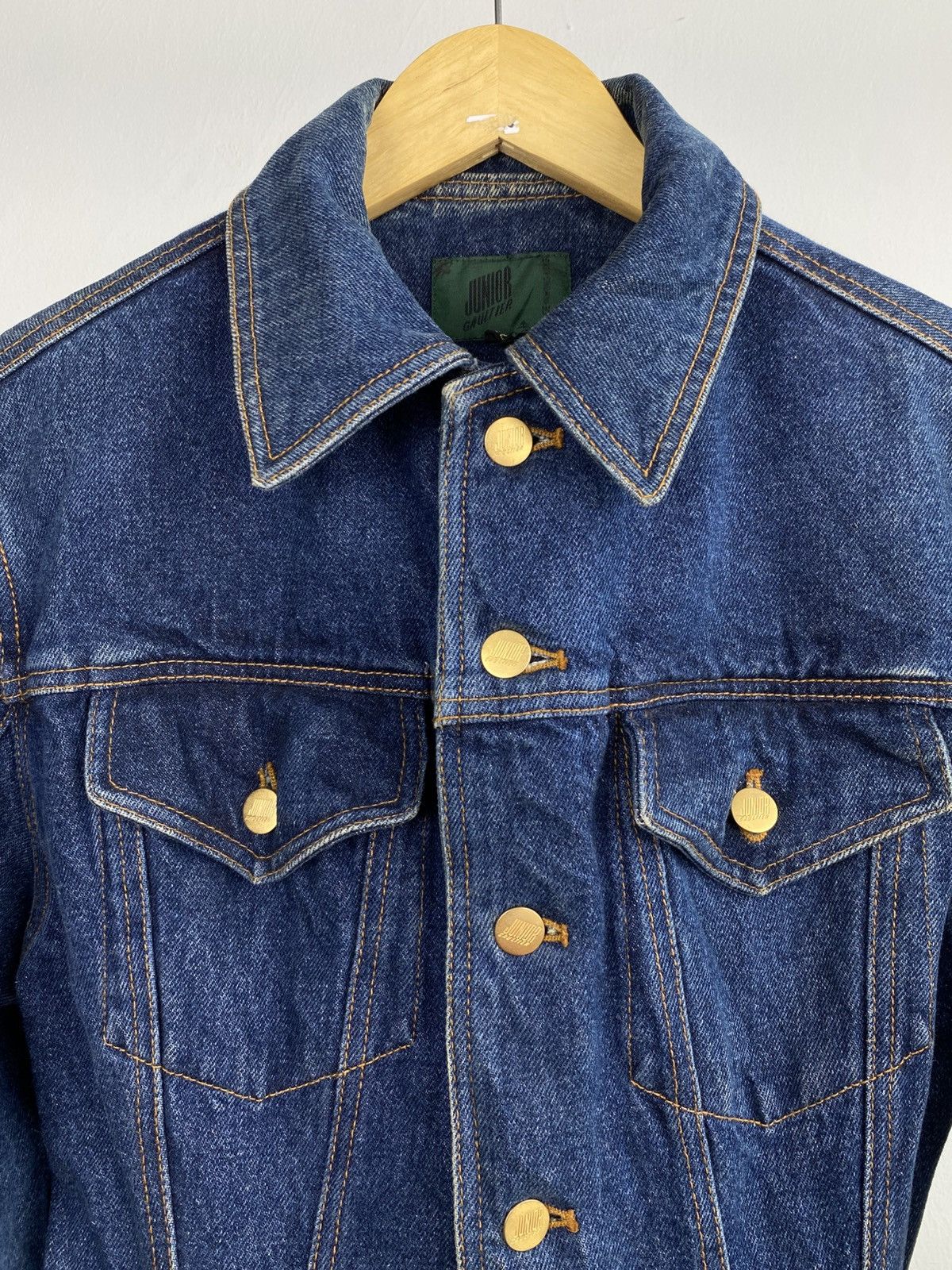 Jean Paul Gaultier 90's Junior Gaultier Blouson Denim Jacket Size S / US 4 / IT 40 - 6 Thumbnail