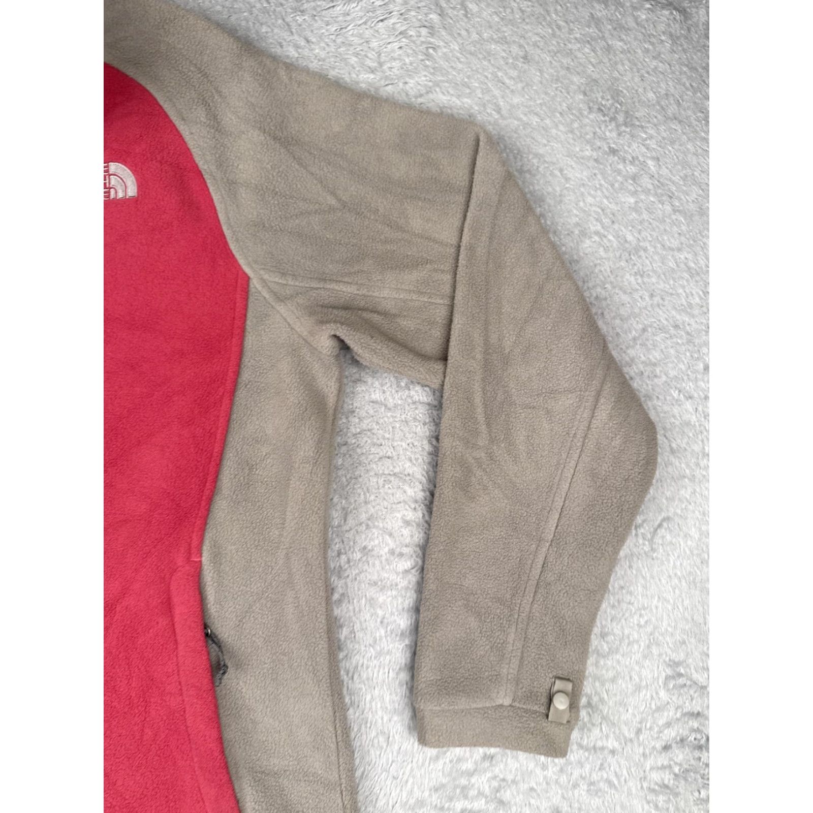 The North Face The North Face Jacket Women Medium Pink Tan Fleece Full Zip Outdoor Hiking Liner Size M / US 6-8 / IT 42-44 - 5 Thumbnail