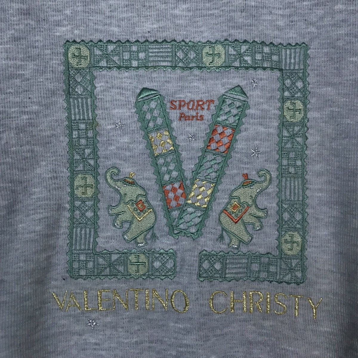 Vintage Vintage Valentino Christy Sport Paris Pullover Jumper Size US L / EU 52-54 / 3 - 3 Thumbnail