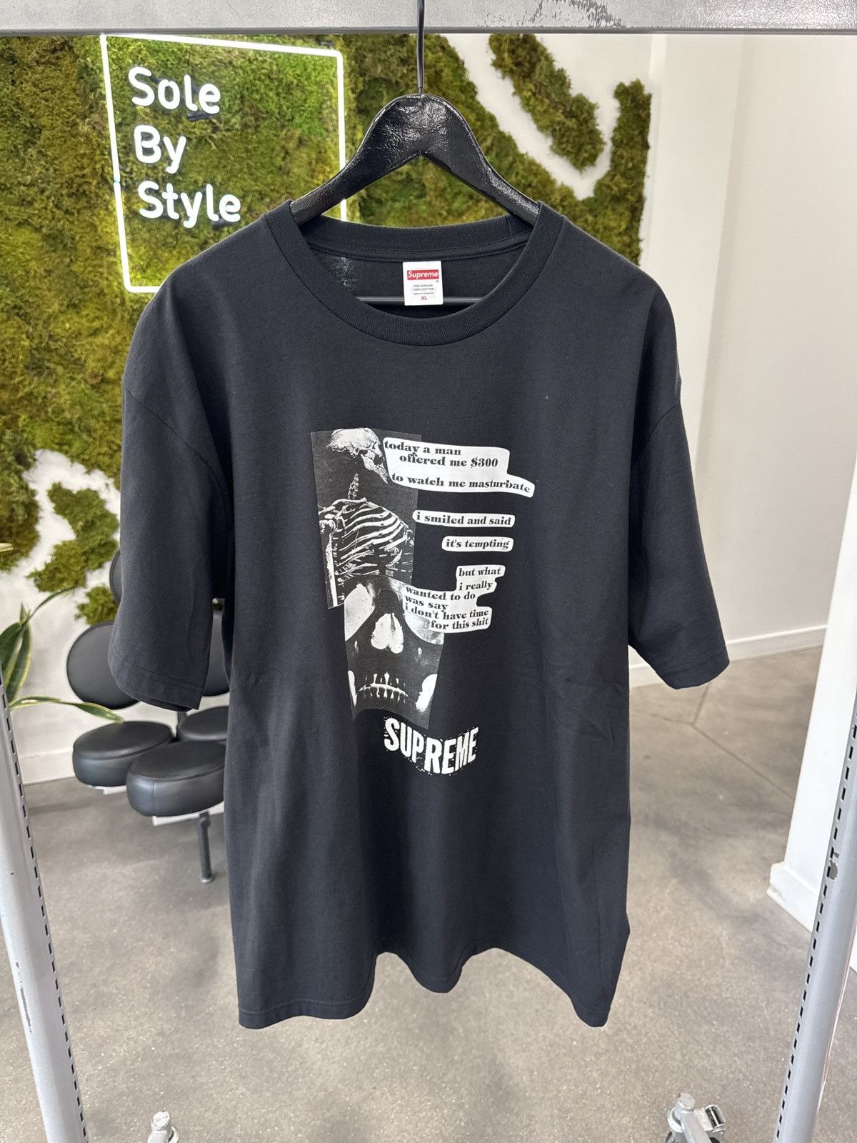 トップス Supreme Anatomy Tee Black Supreme Anatomy Tee Black Men's - SS25 - US