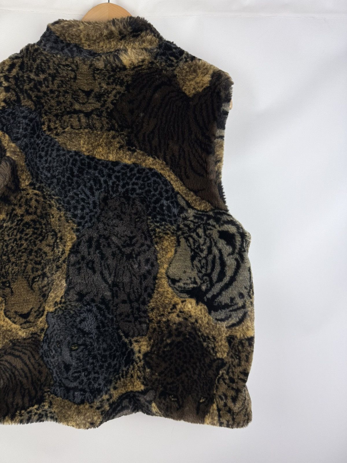 Joseph Ribkoff × Vintage Joseph Ribkoff Animal Print Faux Fur Sleeveless Vest Jacket Size M / US 6-8 / IT 42-44 - 10 Thumbnail