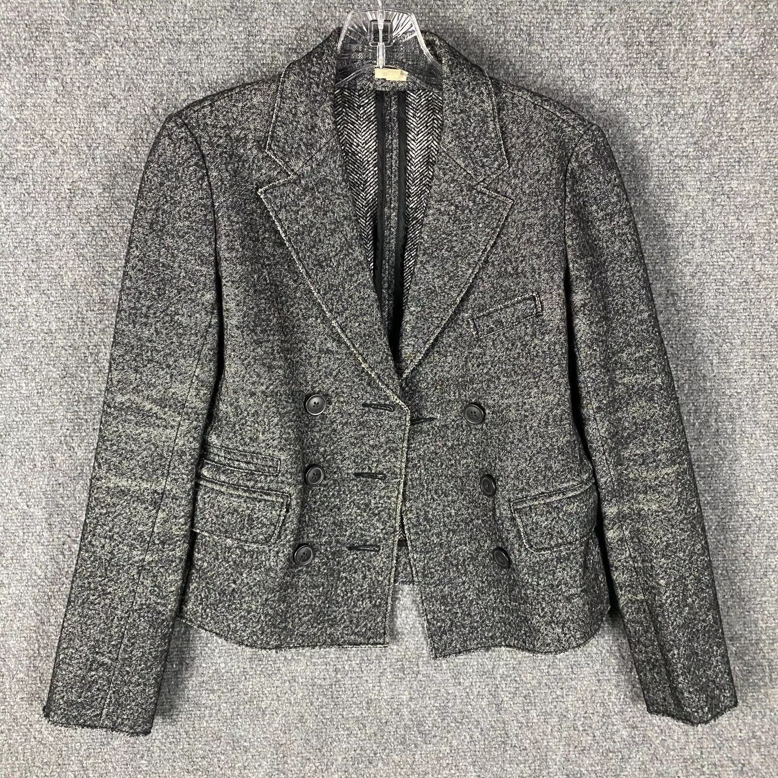 J.Crew J Crew Wool Pea Coat Women's Size 2 Cotton Wool Blend Adults Size XS / US 0-2 / IT 36-38 - 1 Thumbnail