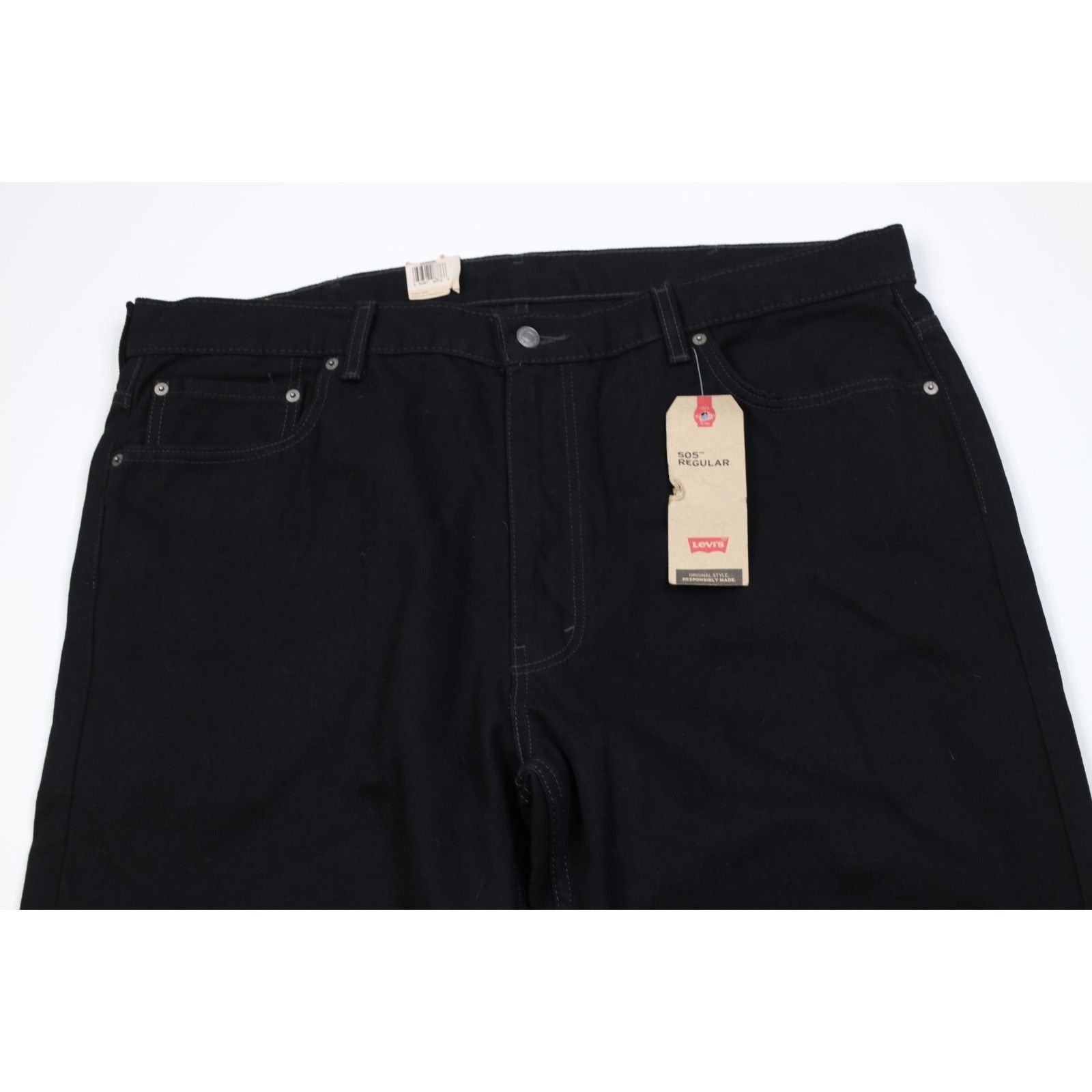 Levi's Deadstock Y2K Levis 505 Regular Fit Straight Leg Jeans Size US 44 / EU 60 - 2 Thumbnail