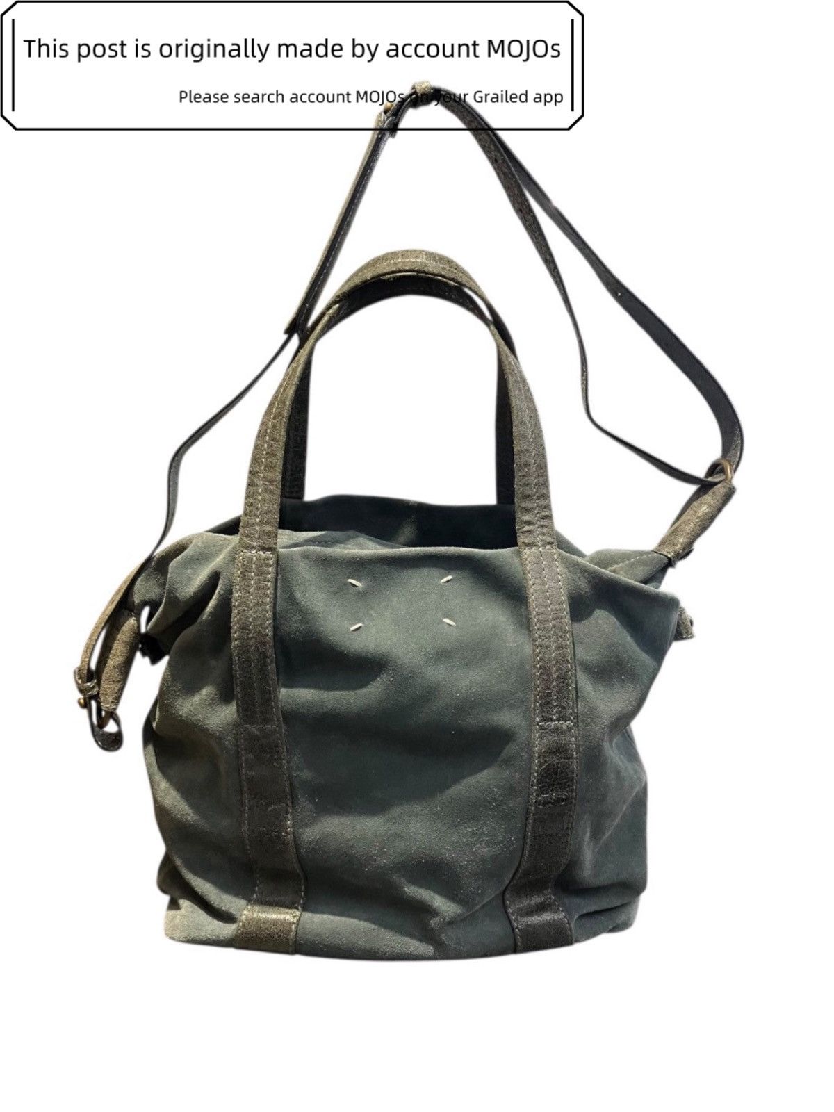 Maison Margiela Maison Margiela Military Dark Gray Canvas Cross Body Body Size ONE SIZE - 1 Thumbnail