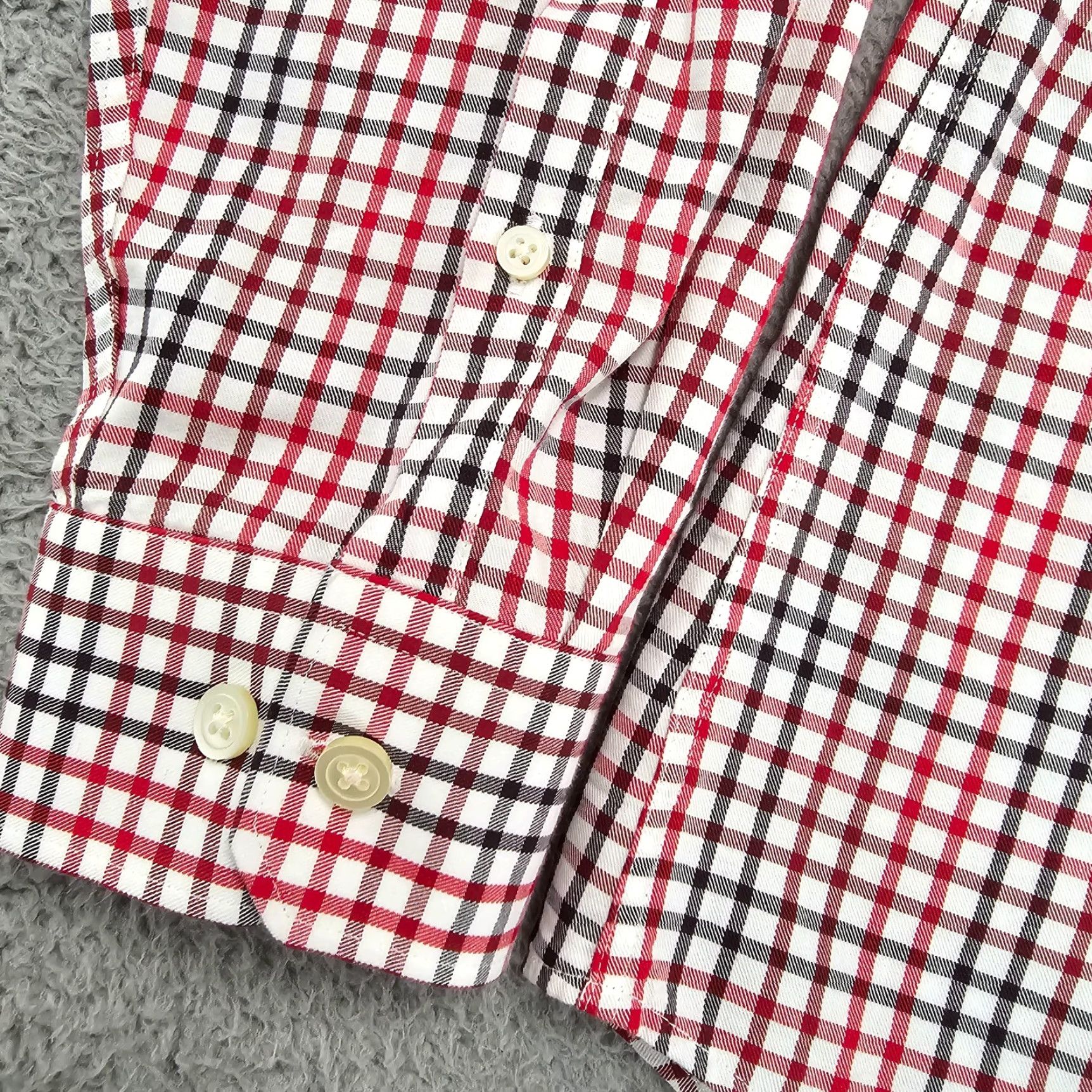 Express Express Shirt Mens M Red Check Button-Up Shirt Size US M / EU 48-50 / 2 - 4 Thumbnail
