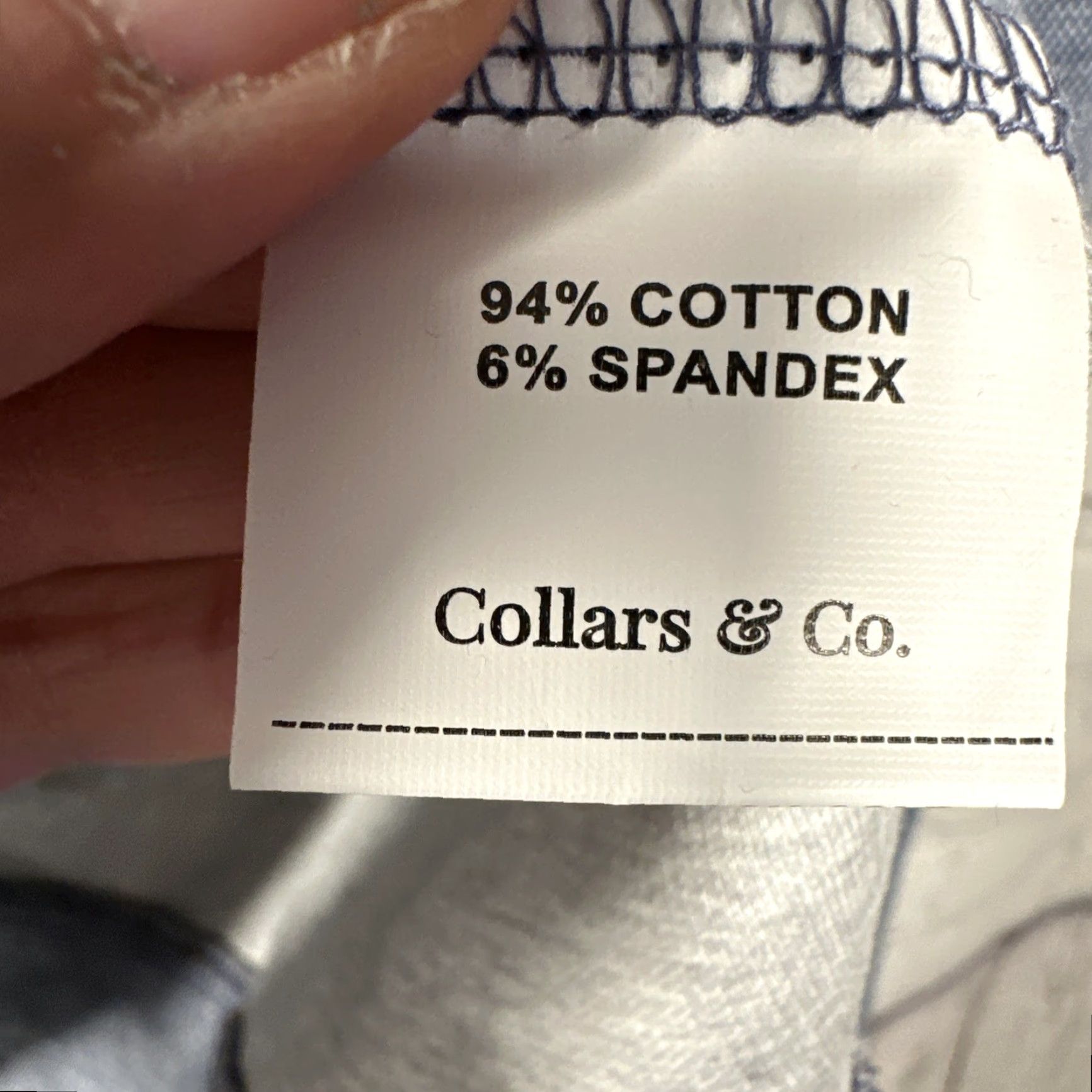 CO COLLARS & CO Quarter 1/4 Zip Sweater XL Blue Long Sleeve Collared Knit Pullover Casual Golf Preppy Mens 1/4 Zip Size US XL / EU 56 / 4 - 4 Thumbnail