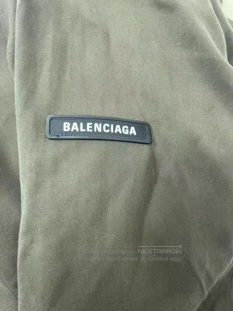 Balenciaga Balenciaga Drooping Double Fine Striped Washed Blazer Jack Size US S / EU 44-46 / 1 - 3 Thumbnail