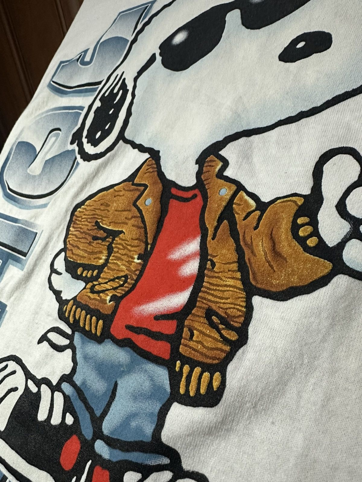 Cartoon Network Vintage 90s Peanuts Snoopy Joe Cool Size US XL / EU 56 / 4 - 2 Thumbnail