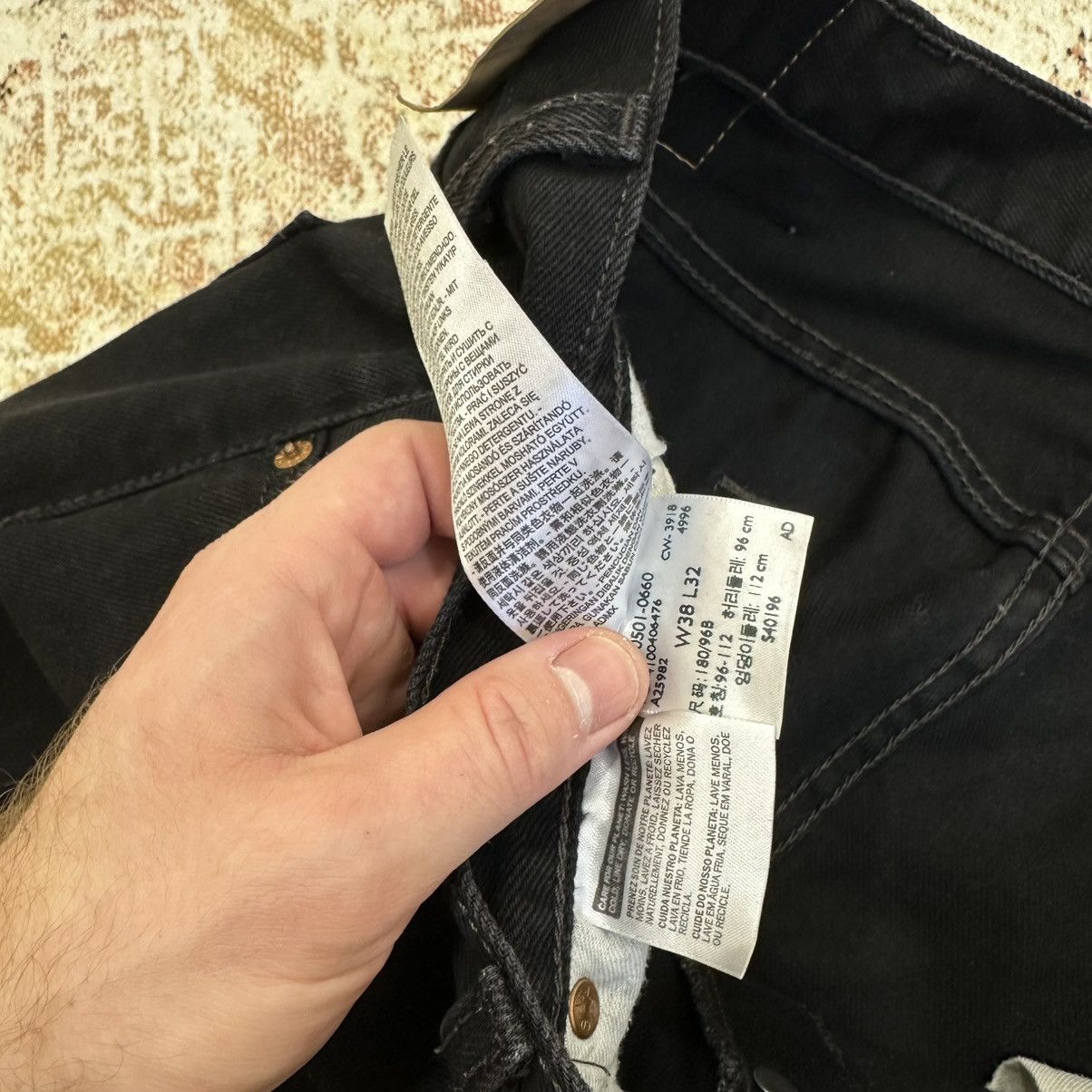 Levi's Vintage Clothing × Vintage Vintage Levi’s 501 Jeans W38xL32 Pants Old Money 00s Size US 38 / EU 54 - 8 Thumbnail