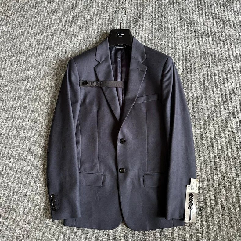 Dior Dior Black suit with logo on the chest 2502-Nextarrow | Grailed