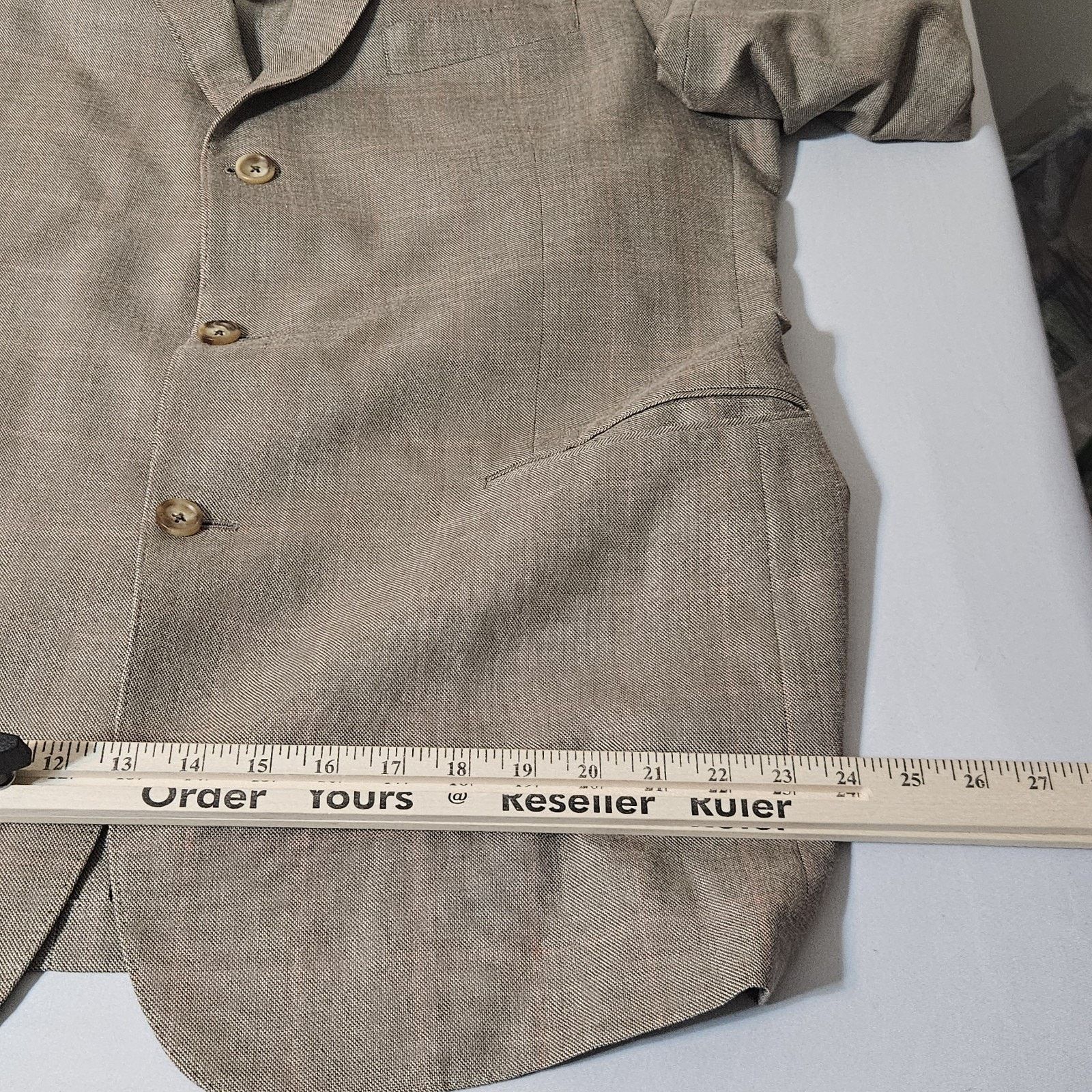 Brooks Brothers Brooks Brothers Regent wool silk linen blazer jacket 46 Size US S / EU 44-46 / 1 - 7 Thumbnail