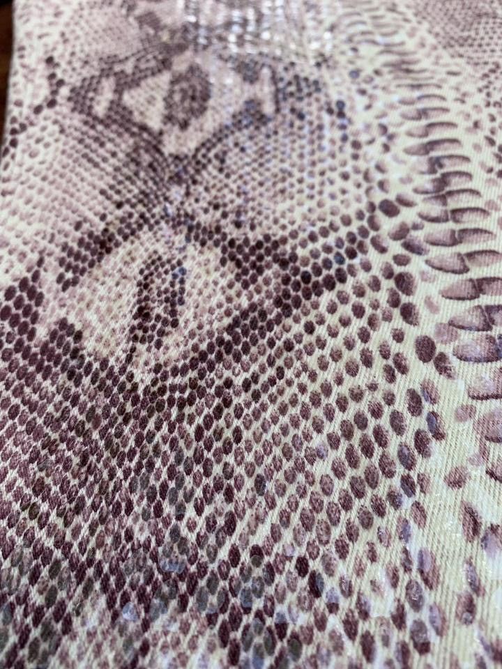 Parasuco Parasuco Snake Print Capri Jeans Size 28" / US 6 / IT 42 - 3 Thumbnail