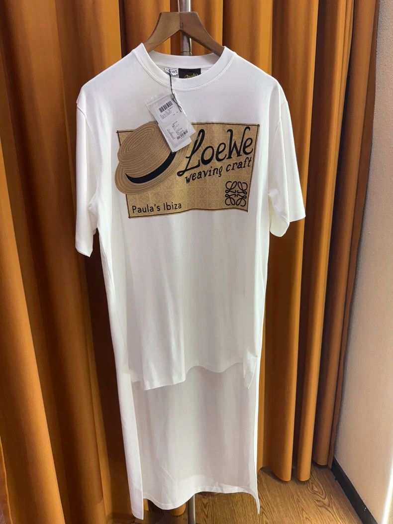 Loewe Loewe White short-sleeved T-shirt Size S / US 4 / IT 40 - 1 Thumbnail