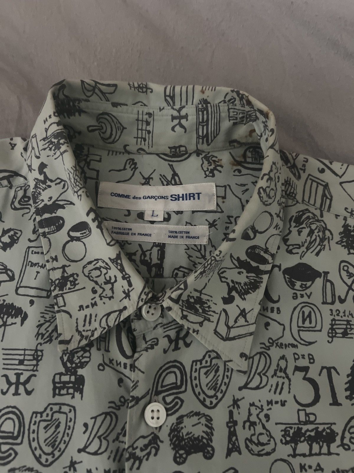 Comme des Garcons SHIRT Comme des Garçons SHIRT Made in France Boxy Graphic Size US L / EU 52-54 / 3 - 2 Thumbnail