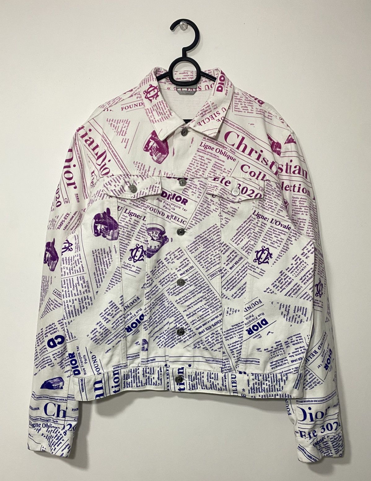 Dior Dior Homme AW06 “These Grey Days” Waxed 4 Pocket Jacket