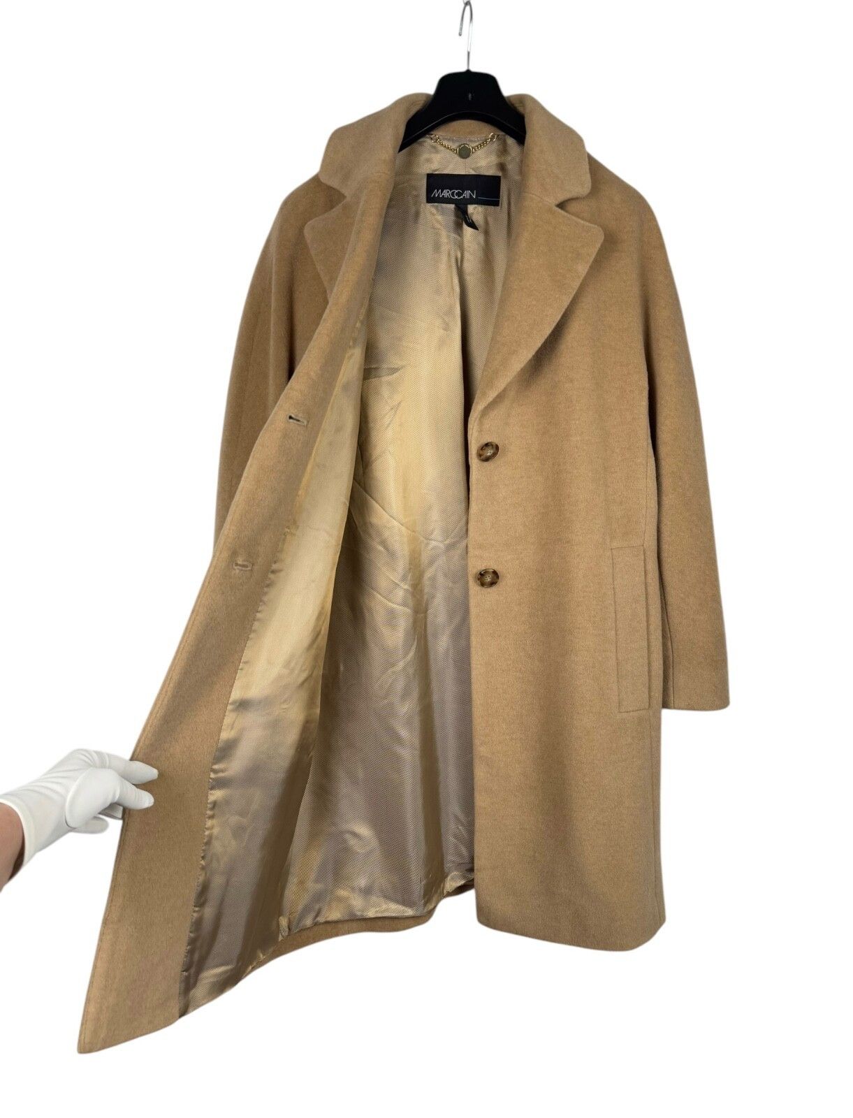 Other Marc Cain Alpaca Wool Camel Coat size 1 Size S / US 4 / IT 40 - 10 Thumbnail