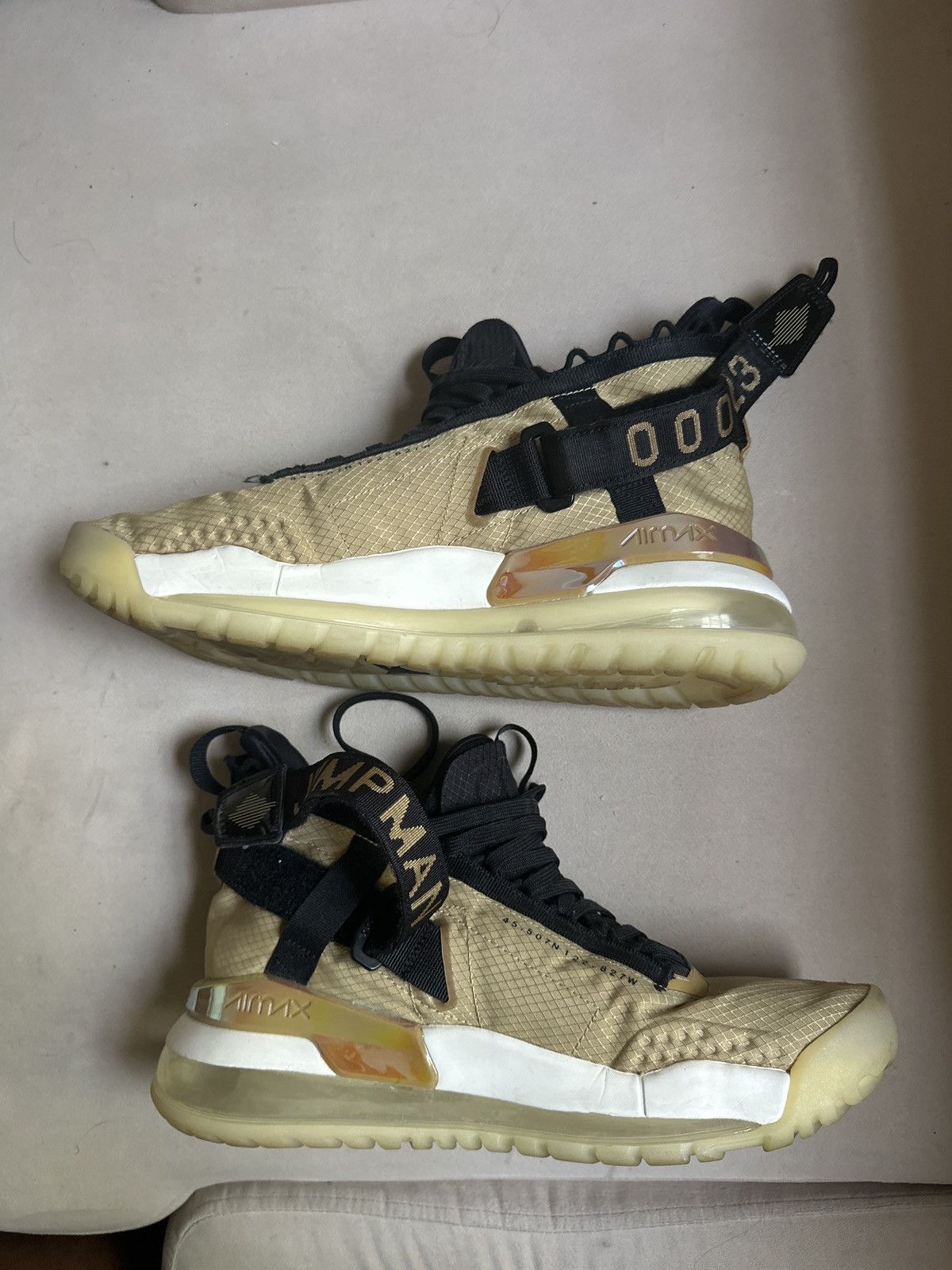 Jordan Brand Jordan Proto Max 720 Club Gold Size US 11 / EU 44 - 2 Thumbnail