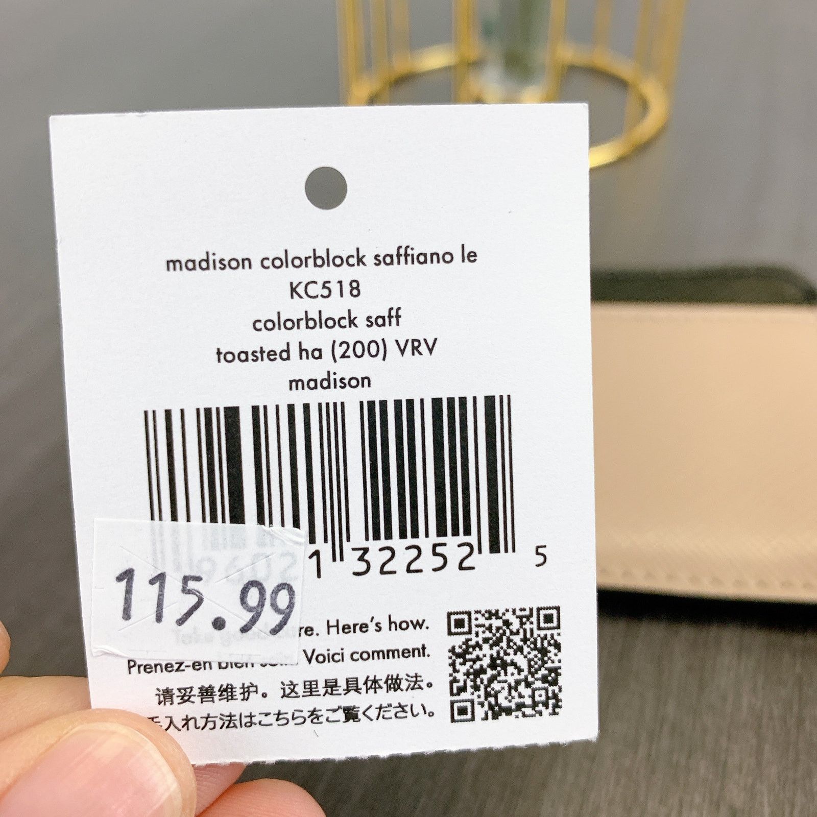 Kate Spade Kate spade KC518 Madison Card Holder IN Toasted Hazelnut Size ONE SIZE - 5 Thumbnail
