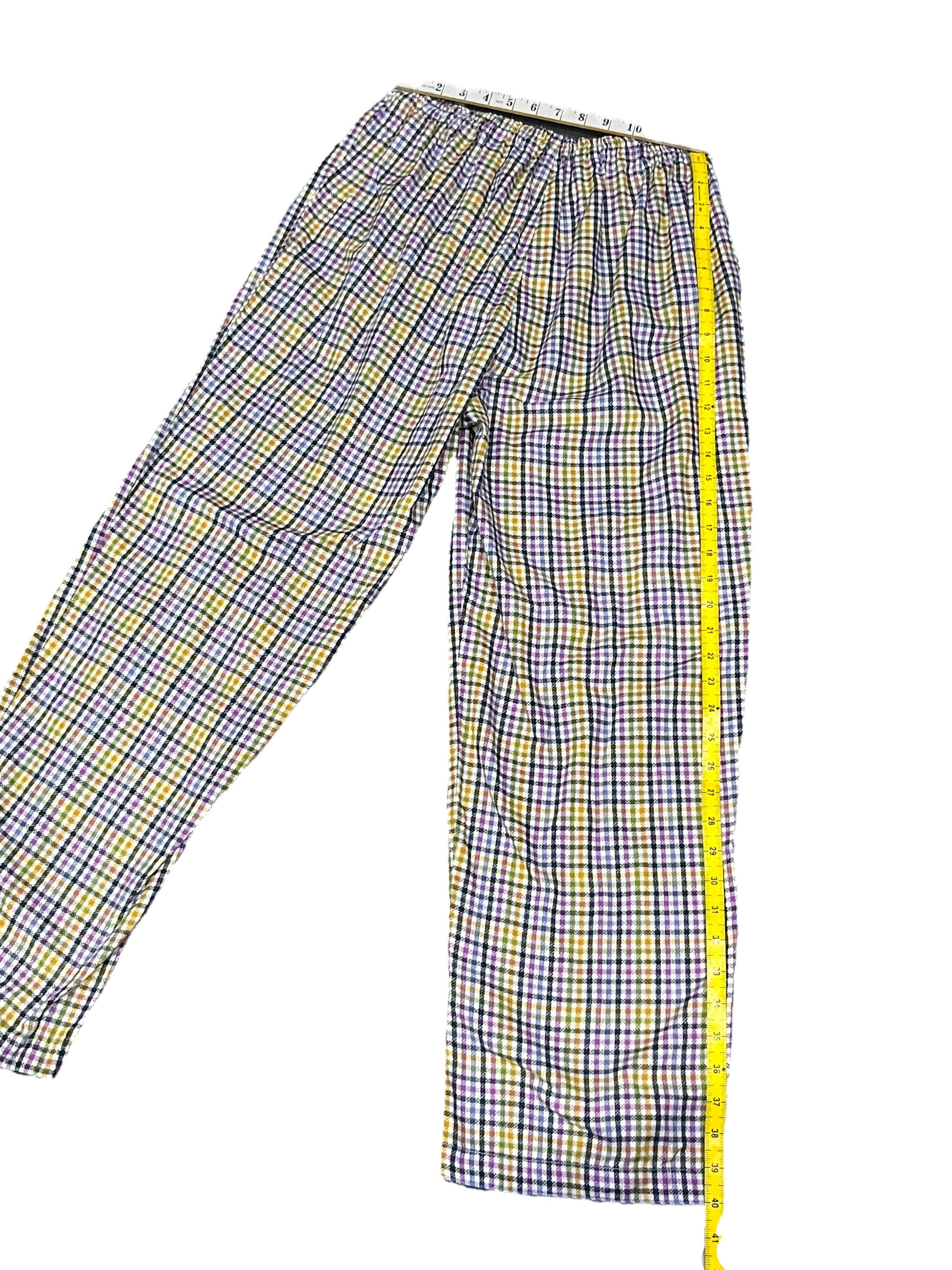 Yves Saint Laurent 🔥Authentic YSL Multicolor Classic Check Unisex Pajamas Set Size US M / EU 48-50 / 2 - 13 Thumbnail