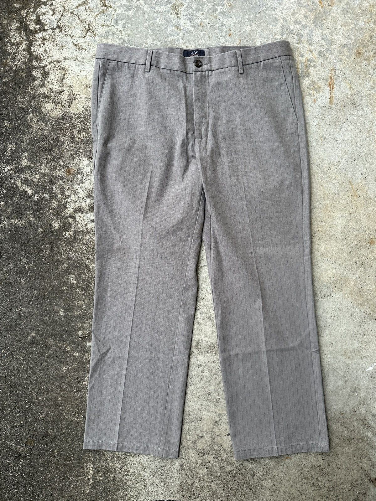 Dockers Pinstripes grey trouser dress pant Size US 38 / EU 54 - 1 Thumbnail