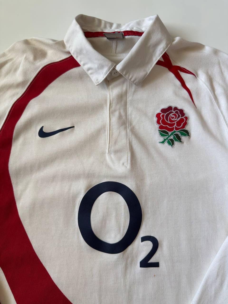 Vintage England vintage longsleeve rugby jersey Xl O2 1990th 2000th Size US XL / EU 56 / 4 - 2 Thumbnail