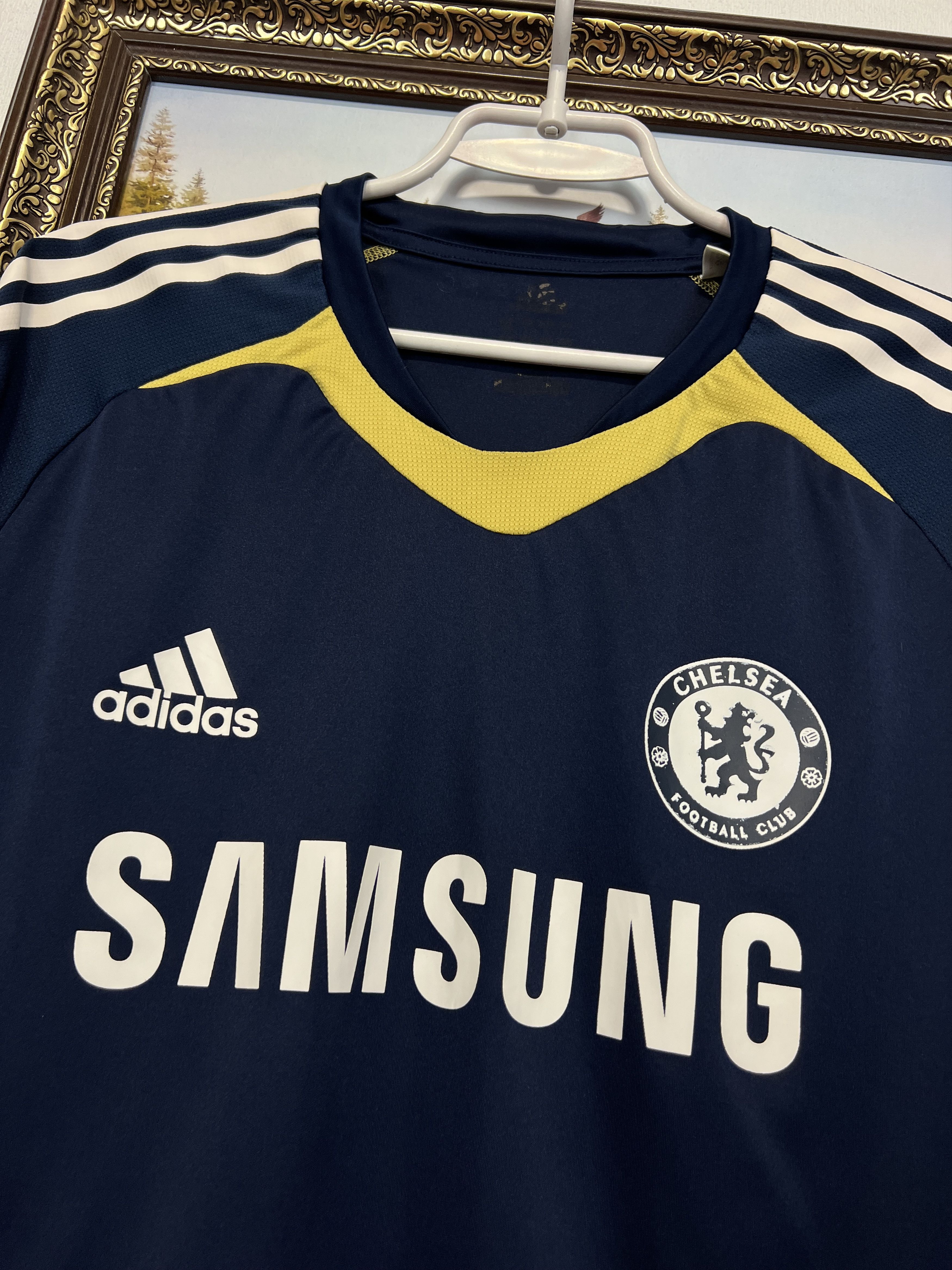 Adidas Vintage Chelsea Football Player Issue Train Shirt Jersey Size US XL / EU 56 / 4 - 3 Thumbnail