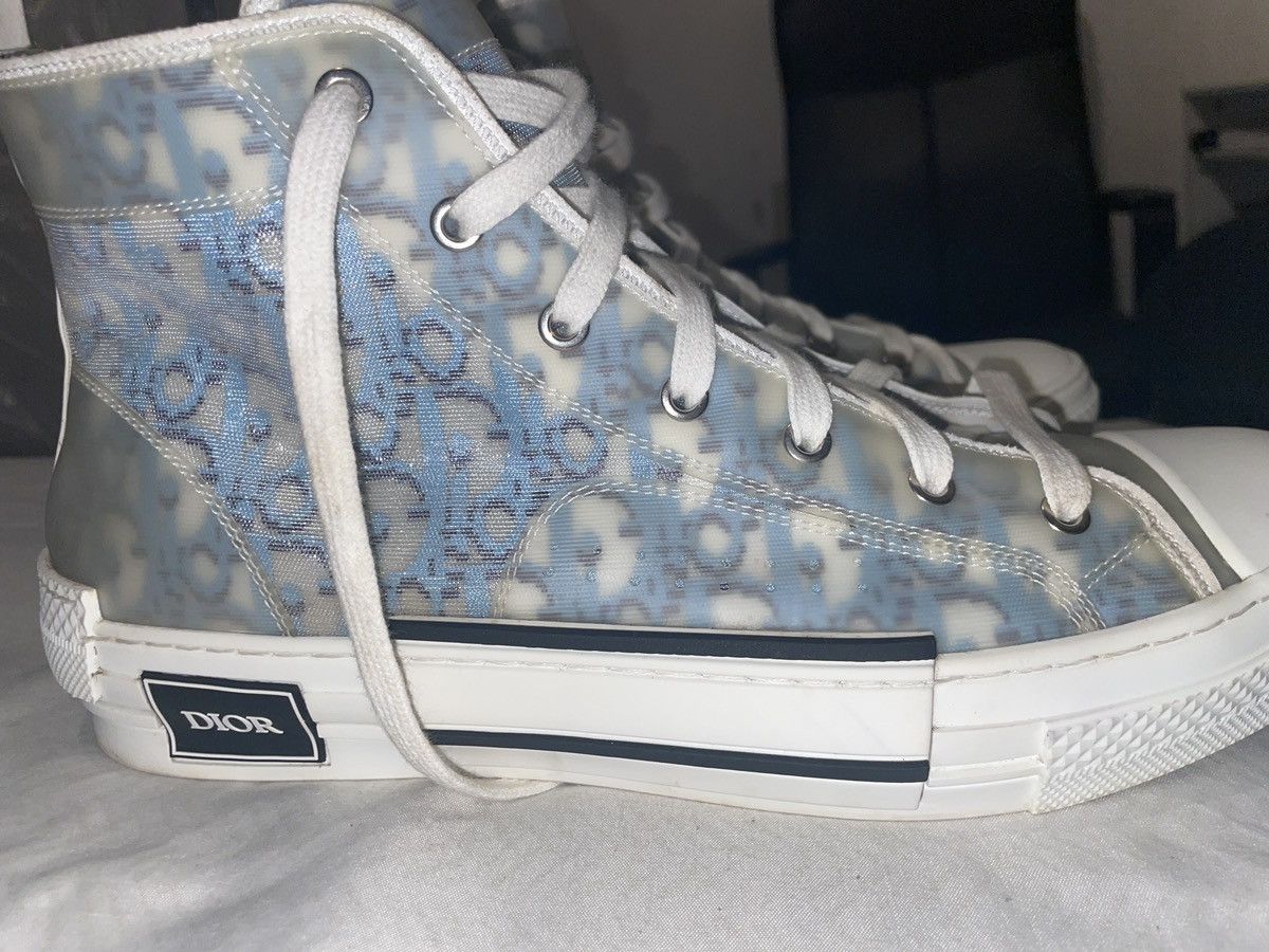 Dior Dior B23 High Dior Oblique Pixel - Dark Blue Size US 11 / EU 44 - 3 Thumbnail