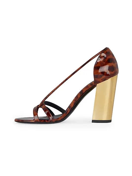 Givenchy os11x1225 Block Heeled Sandals in Multicolor Size US 6.5 / IT 36.5 - 3 Thumbnail