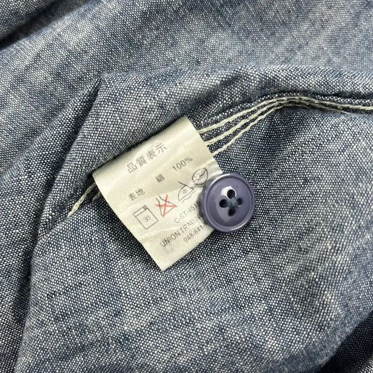 Japanese Brand Houston US Navy Military Chambray Shirt Size US M / EU 48-50 / 2 - 10 Thumbnail