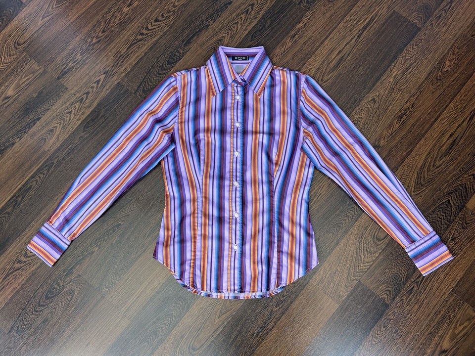 Etro ETRO Shirt Striped Cotton Size 42 Size M / US 6-8 / IT 42-44 - 16 Thumbnail