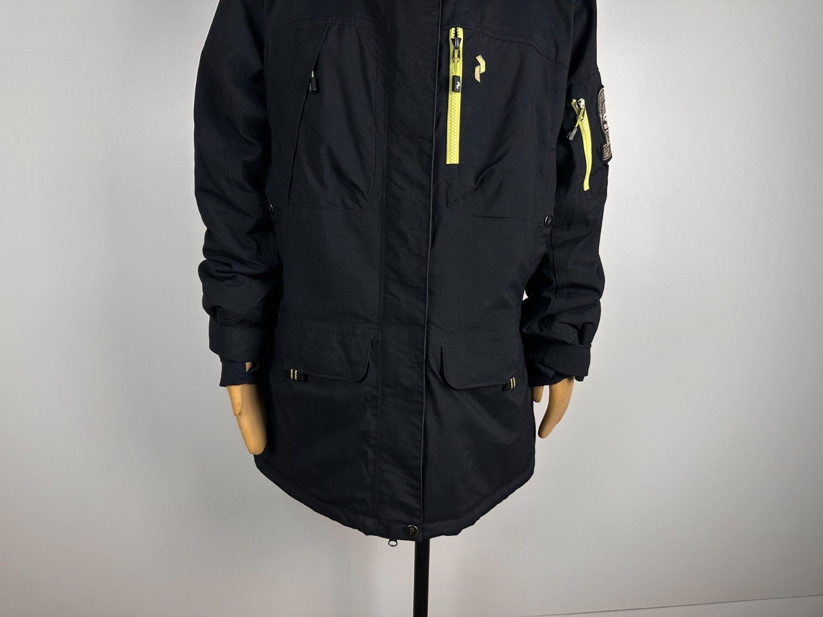Peak Performance Peak Performance Klond Parka Winter Jacket Black Yellow Sz M Size M / US 6-8 / IT 42-44 - 3 Thumbnail