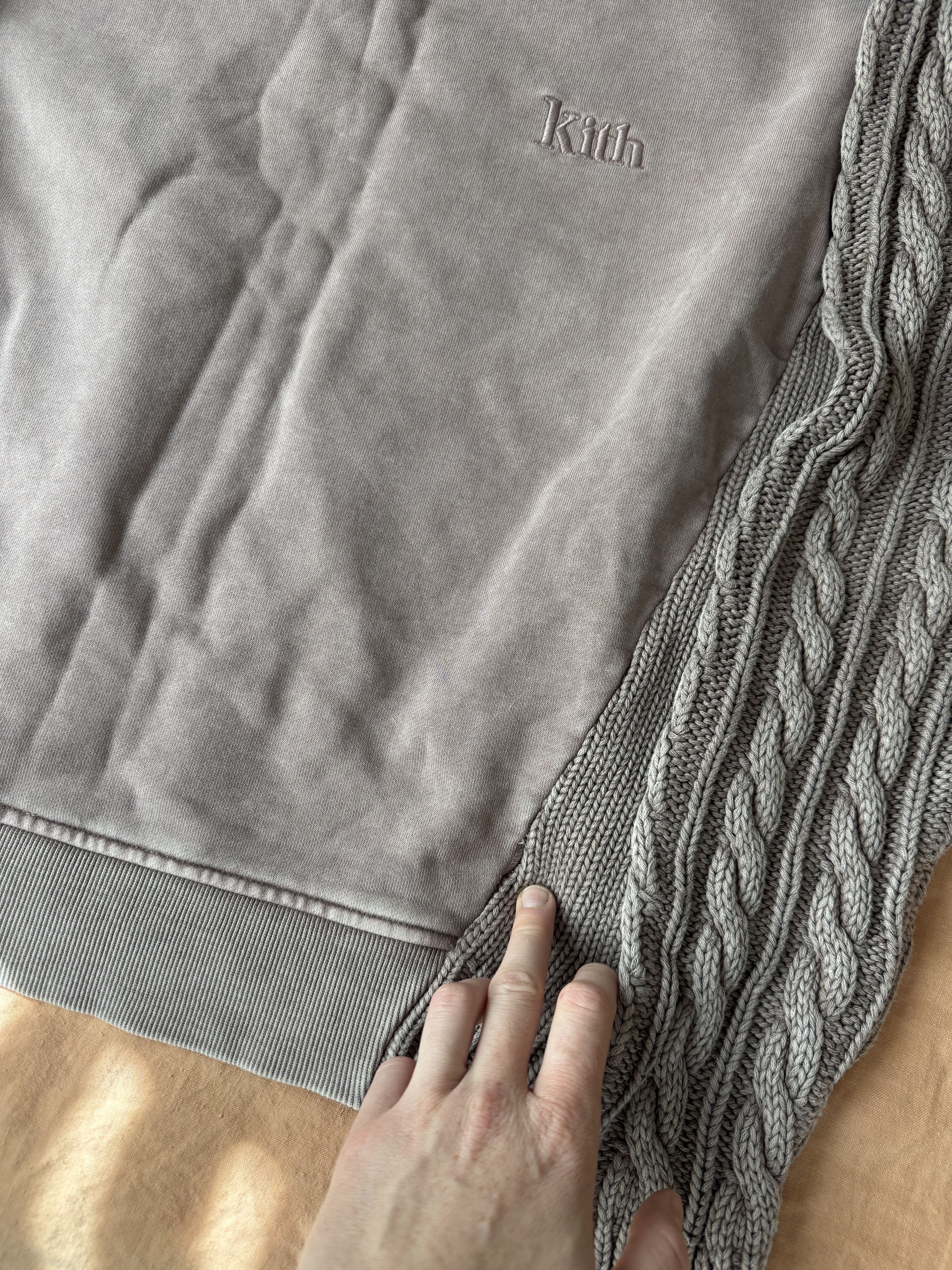 Kith Kith Combo Knit Mockneck - Dusty Mauve Size US XS / EU 42 / 0 - 7 Thumbnail