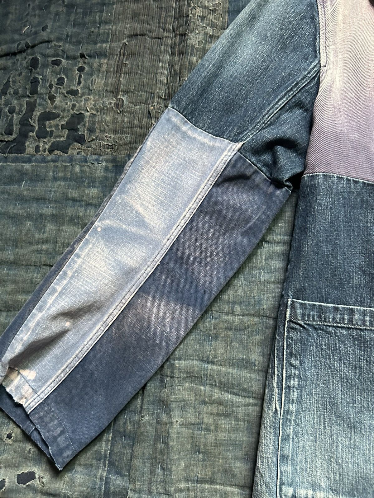Kapital Kapital Boro Damaged Patchwork Repaired Denim Jacket Size US M / EU 48-50 / 2 - 7 Thumbnail