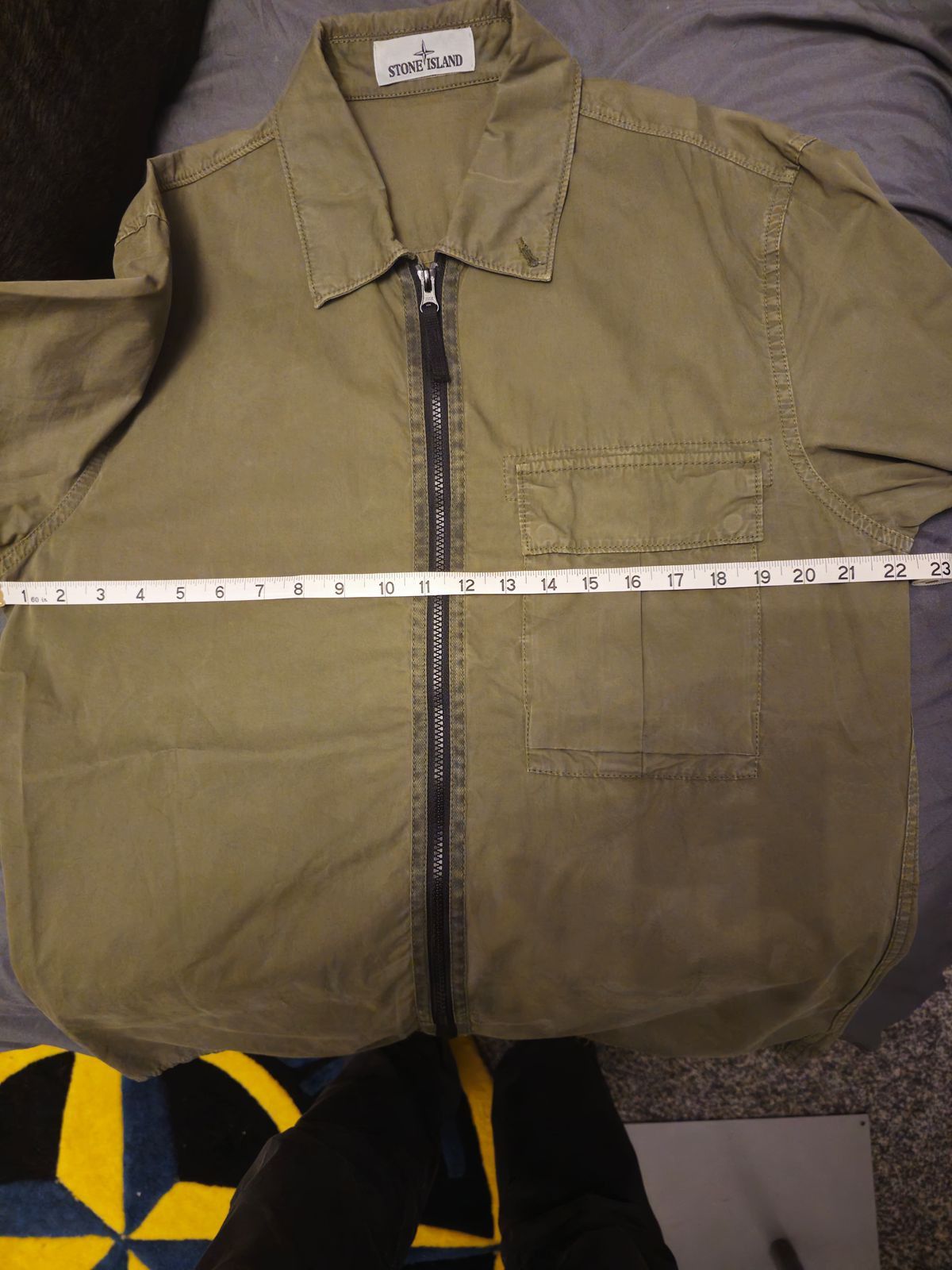 Stone Island Stone Island Overshirt Khaki Size US L / EU 52-54 / 3 - 4 Thumbnail