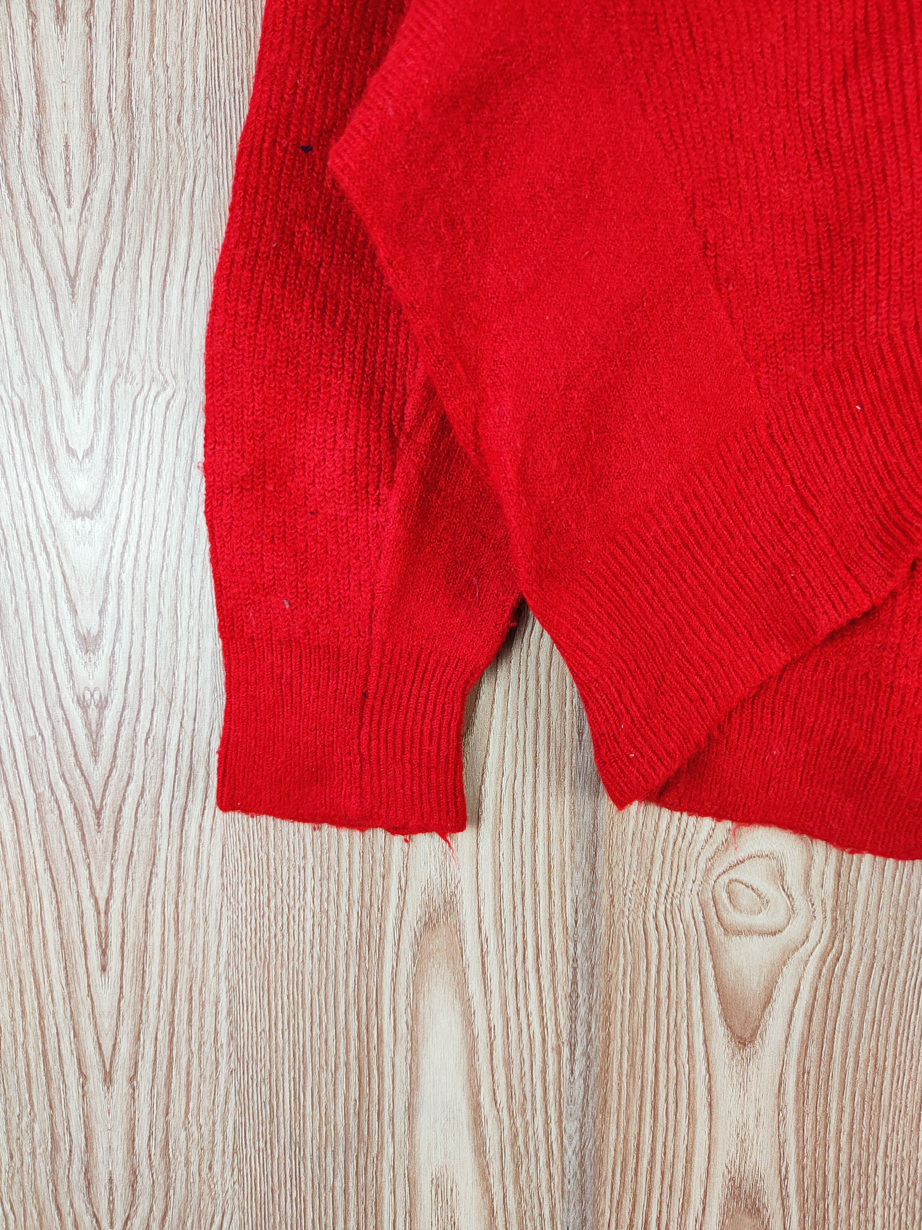 GU GU Red Knitwear Cardigan #W159 Size S / US 4 / IT 40 - 6 Thumbnail