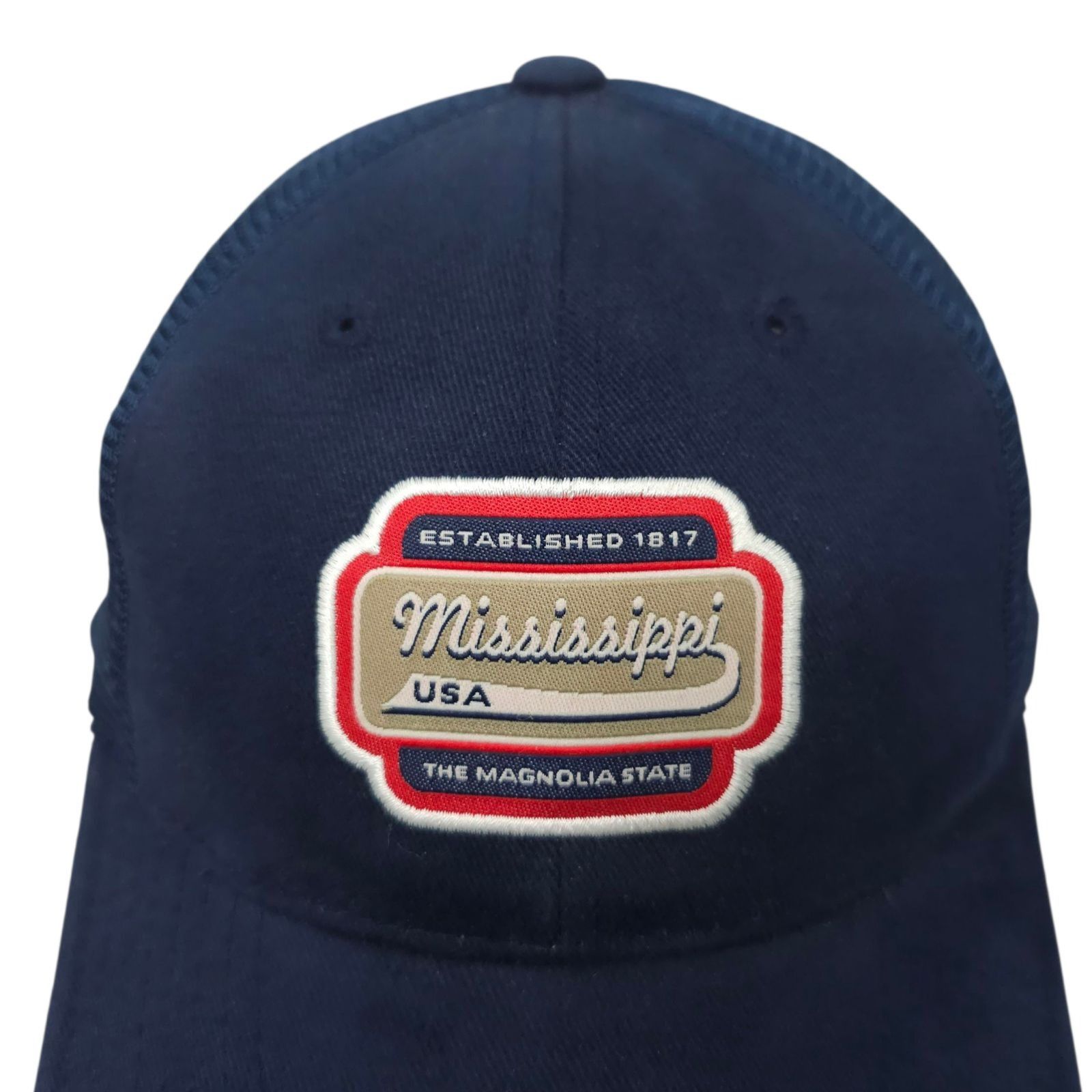 American Needle Mississippi Magnolia State Mesh Back Tuck Strap Cap Trucker Size ONE SIZE - 7 Thumbnail