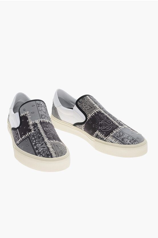 Amiri o1y0525 Low-Top Sneakers in Grey/White Size US 8 / EU 41 - 4 Thumbnail