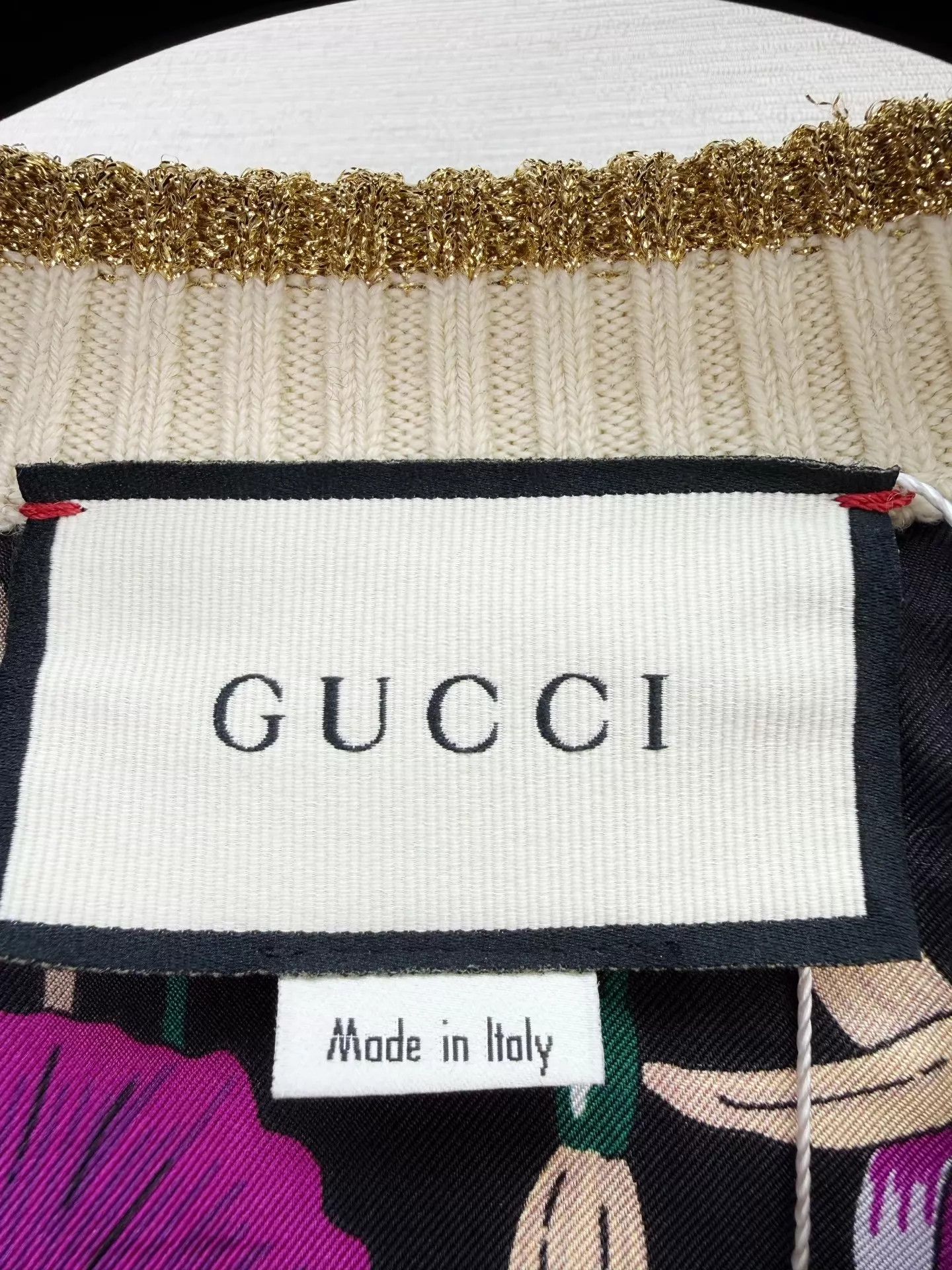 Gucci Gucci Black/Gold Logo Wool-Silk XS Jacket Worn Once Size XS / US 0-2 / IT 36-38 - 2 Thumbnail