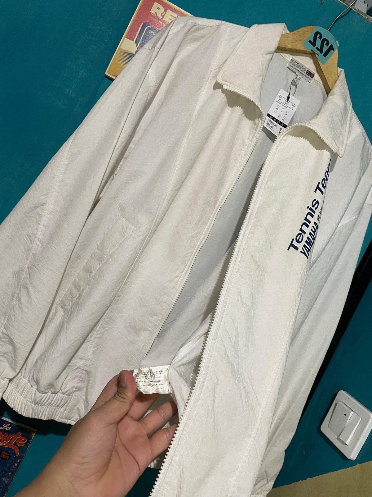 Yamaha Jacket Windbreaker Yamaha Tennis Team Sports Vintage Size US L / EU 52-54 / 3 - 5 Thumbnail