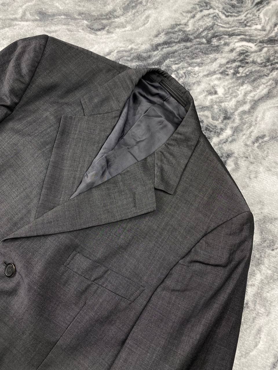 Gucci Vintage Gucci Classic Wool Blazer Men Size 54 Gray Size 54R - 2 Thumbnail