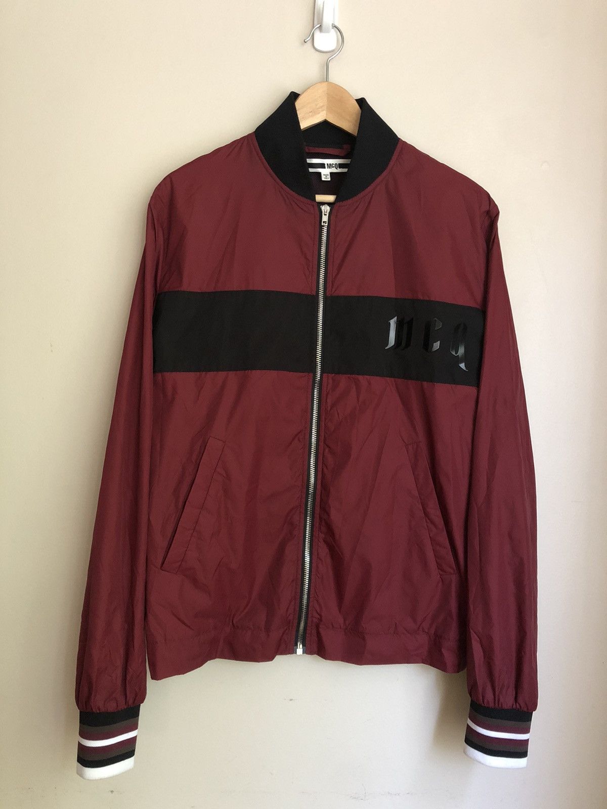 Alexander McQueen McQ Alexander McQueen Oxblood Logo Windbreaker Size US M / EU 48-50 / 2 - 25 Thumbnail