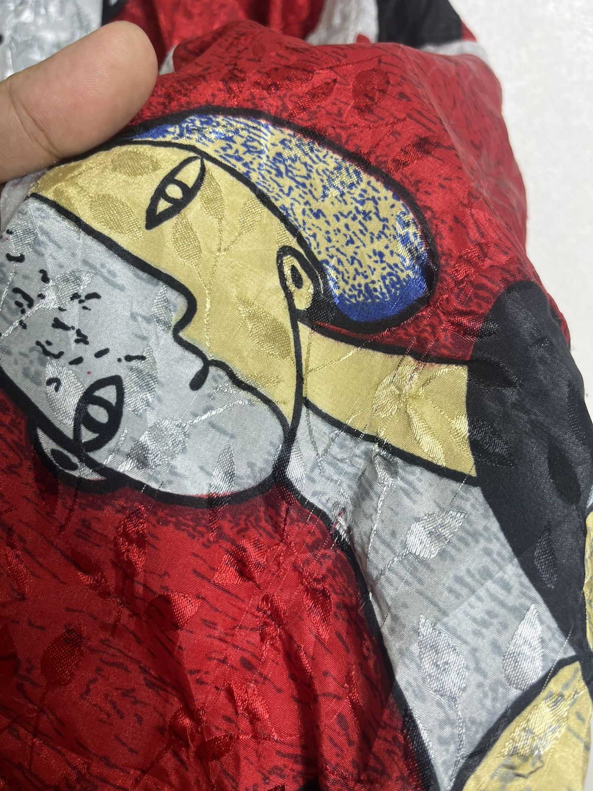 Vintage Vintage 1990’s Picasso Fullprint nylon jacket Size US L / EU 52-54 / 3 - 10 Thumbnail