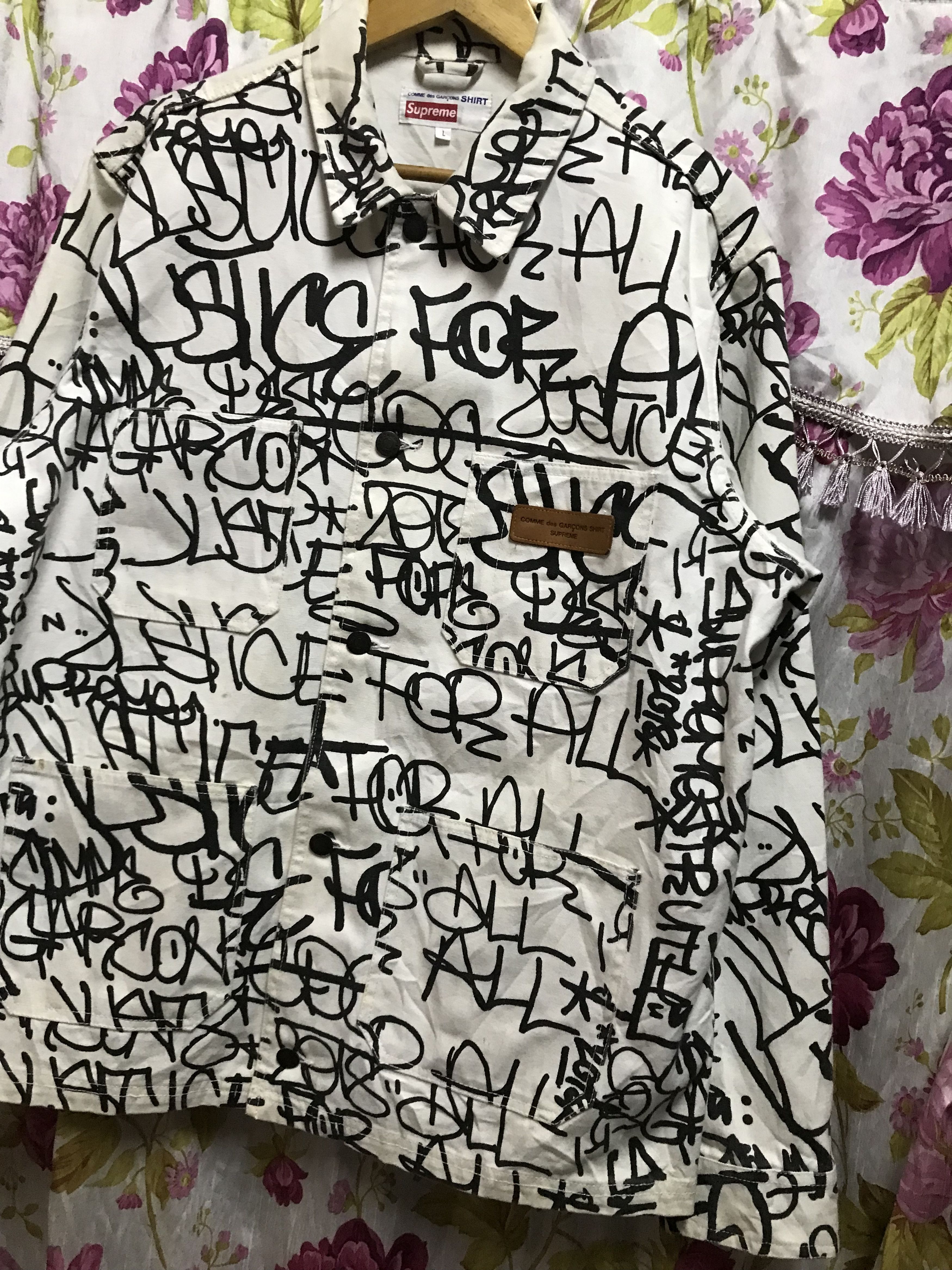 Comme des Garcons SHIRT × Supreme Supreme x Comme Des Garcons Shirt Size US L / EU 52-54 / 3 - 11 Thumbnail