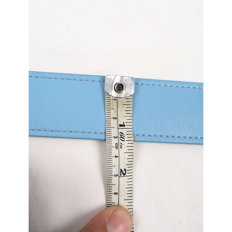 o1rshd1 Size:80 / 4CM Reversible Belt in Black/Air Blue
