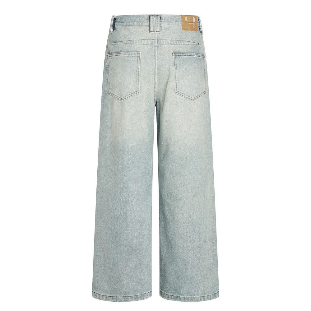 Jean Punk Retro Washed Gradient Jeans for Men Size US 32 / EU 48 - 2 Thumbnail