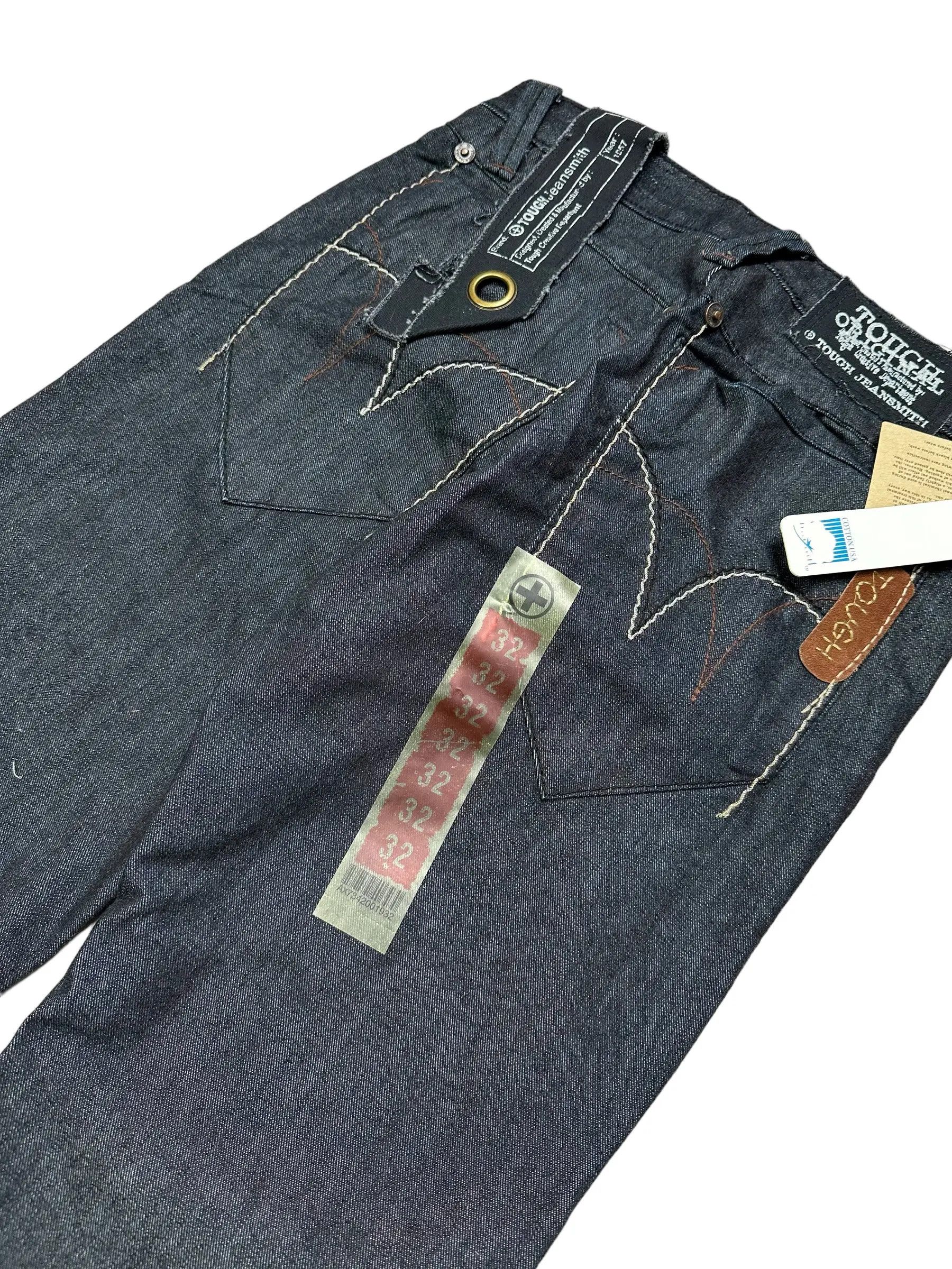 Japanese Brand Brand New Tough "Nathan" regular straight Jeans Size US 32 / EU 48 - 6 Thumbnail